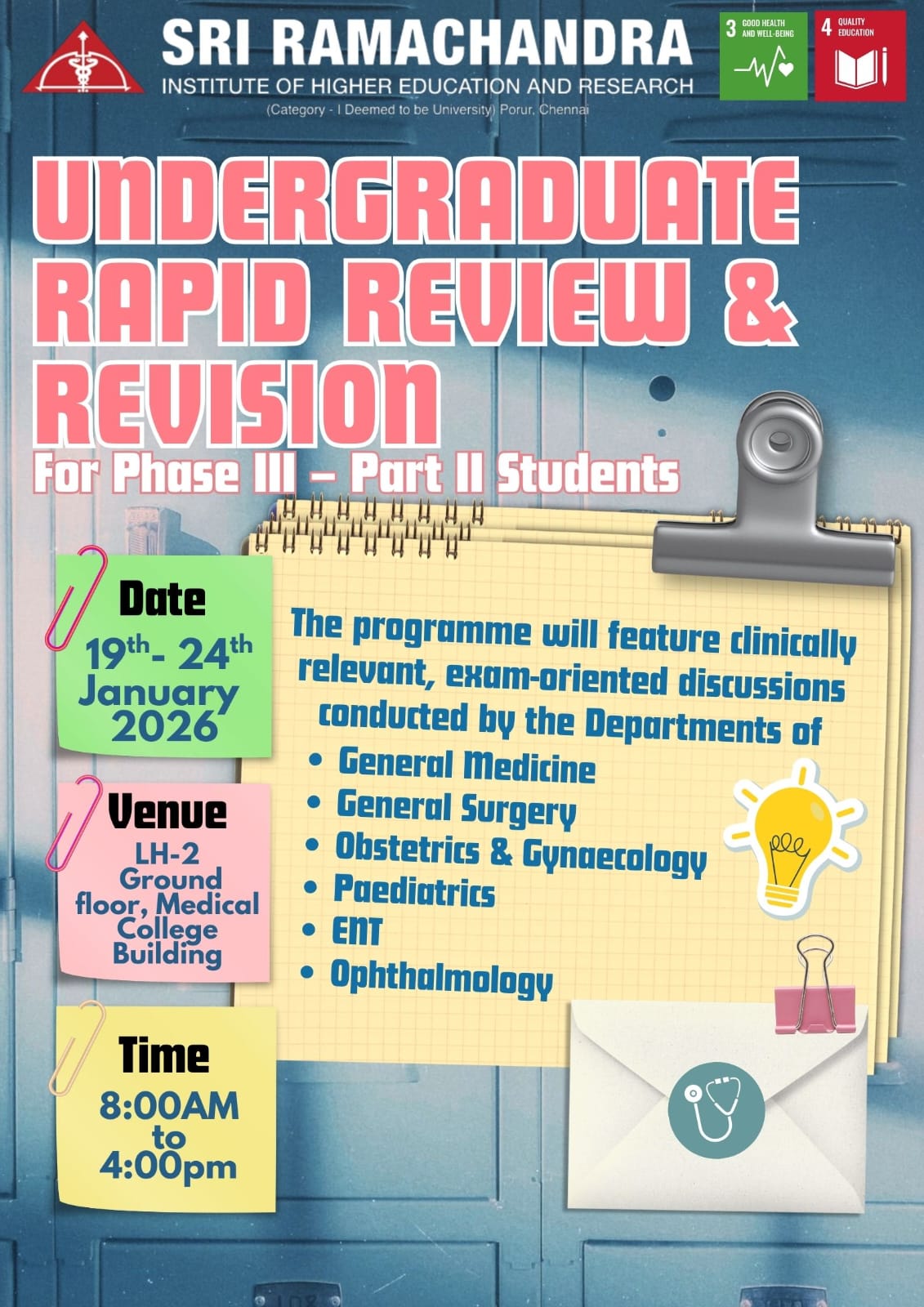 RAPID REVIEW for Phase III Part II (2021 Batch) Students