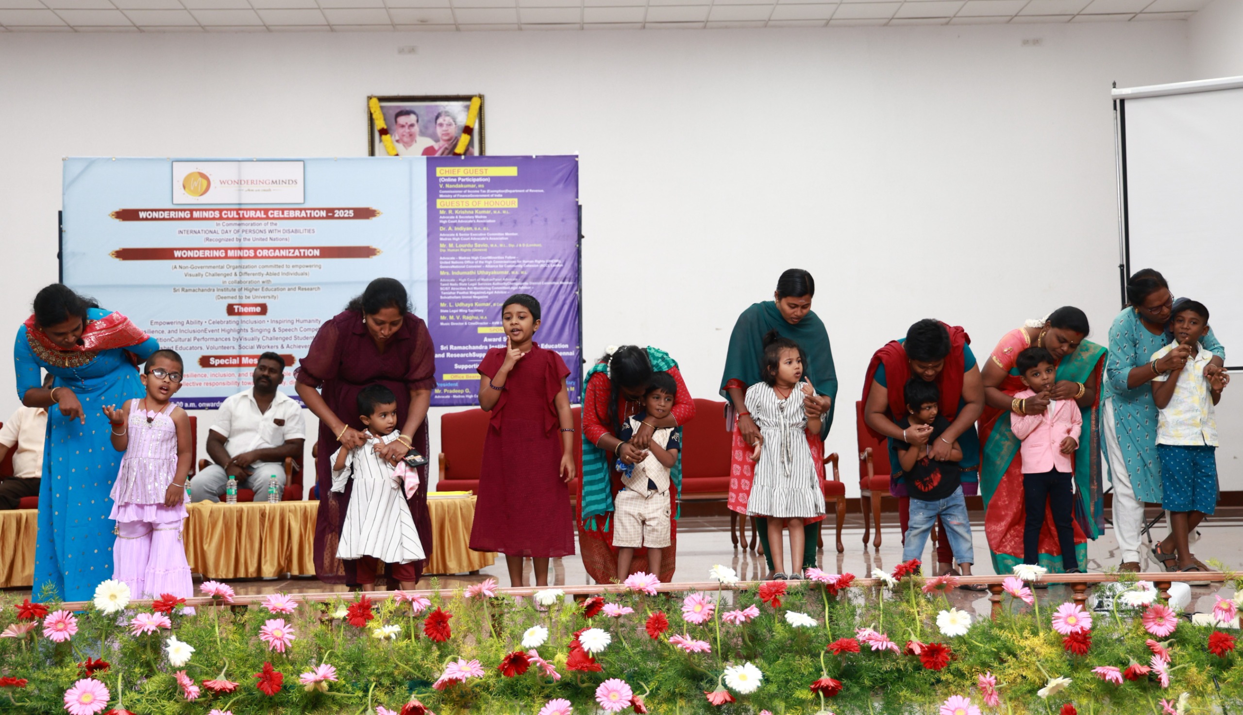 Cultural Celebrations for Persons with Disabilities at SRIHER on 21.12.25