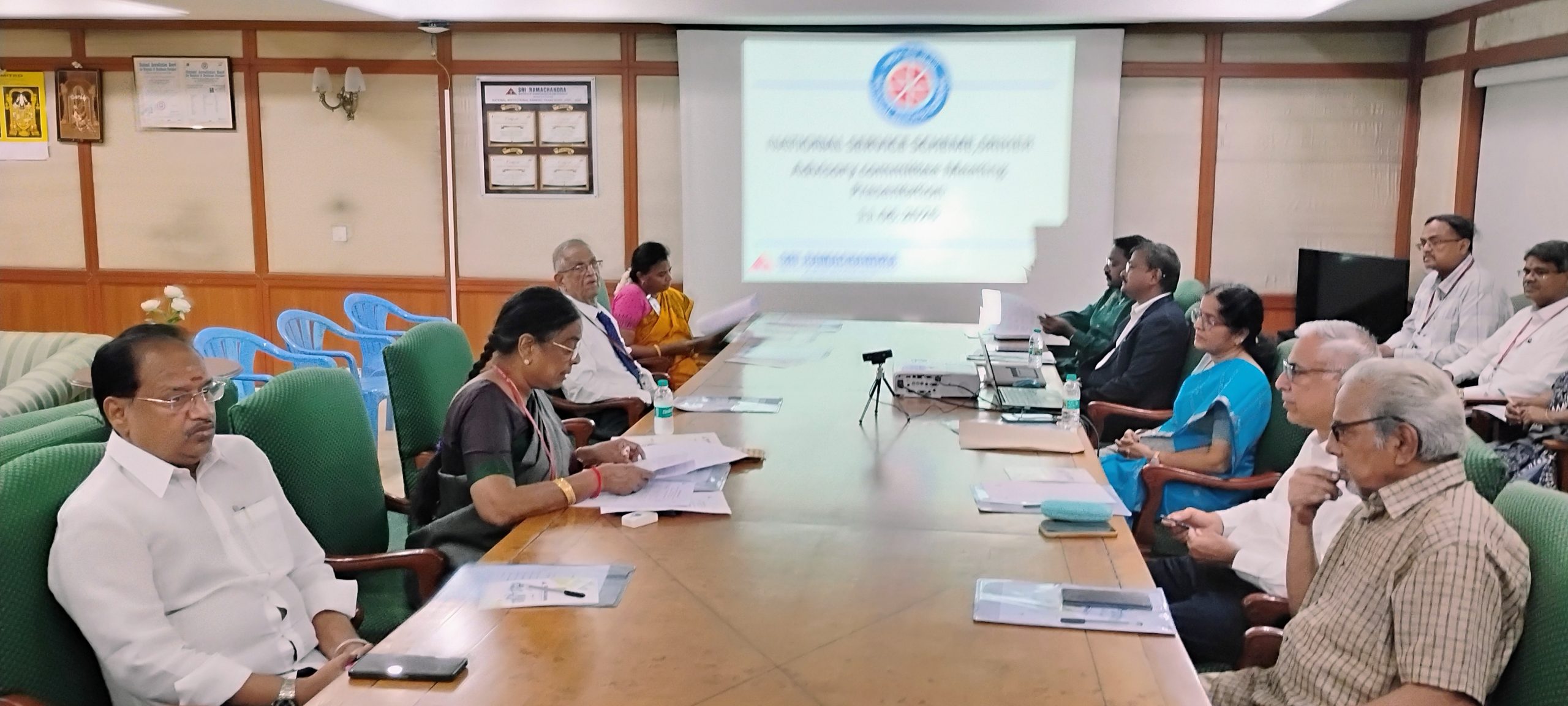 The NSS Unit of Sri Ramachandra Institute of Higher Education and Research (DU)conducted its Annual Advisory Committee Meeting