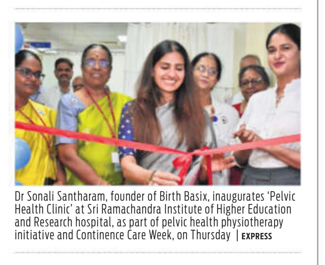 Sri Ramachandra Medical Centre gets Pelvic Health Clinic