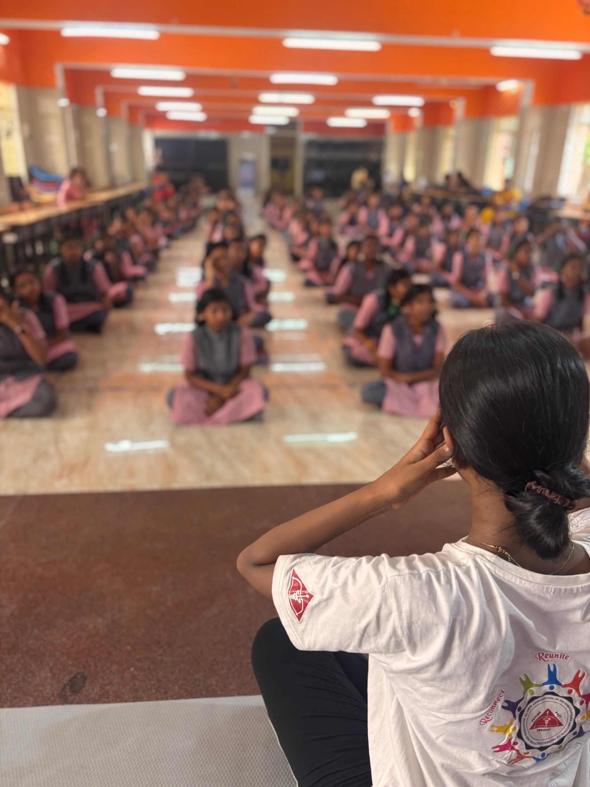 NSS SRIHER & Yoga Club organised a Yoga Training Programme at Chennai Govt. Girls Higher Secondary School, Perambur