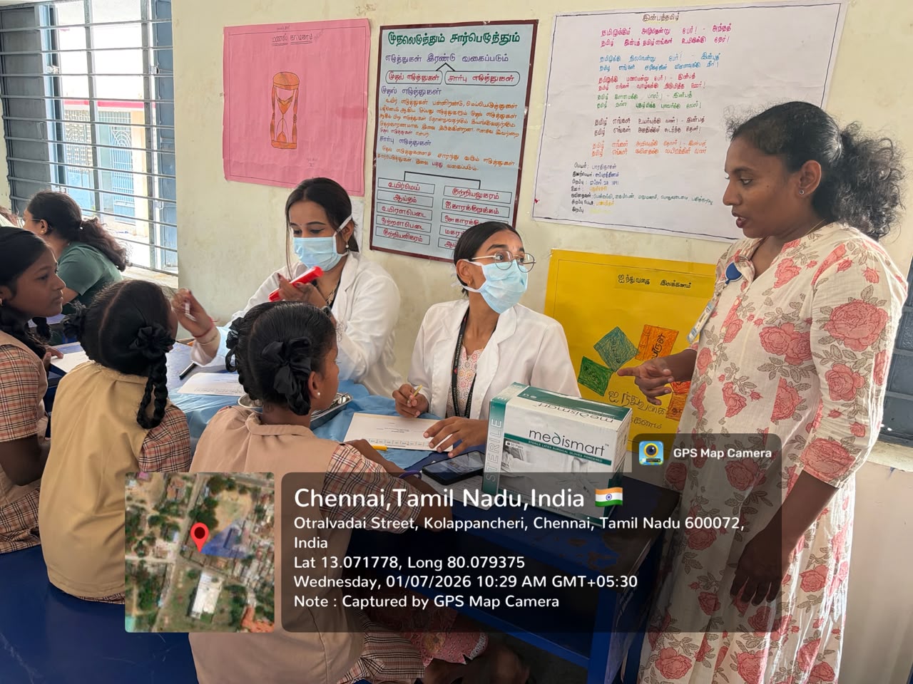 Report on School Health Programme at Adidravidar Higher Secondary School, Kolappancherri